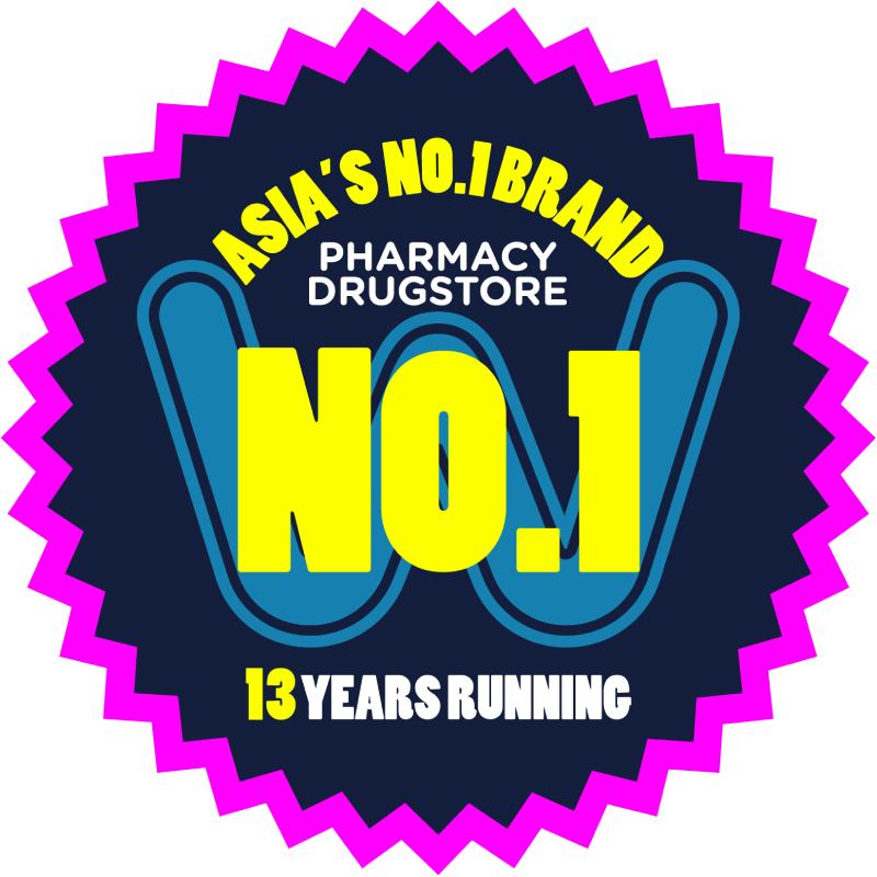 Asia's No.1 Brand - 12 years running pharmacy drugstore