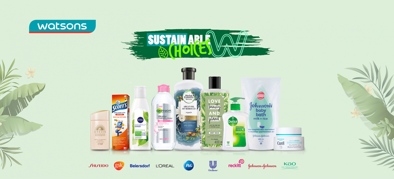 Watsons Collaborates with Global Supplier Partners to Launch Over 1,600 Sustainable Choices
