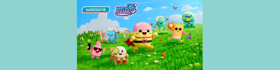 Watsons Launches Exclusive IP “The Watsons Family” Across Asia to Drive Customer Engagement & Brand Loyalty
